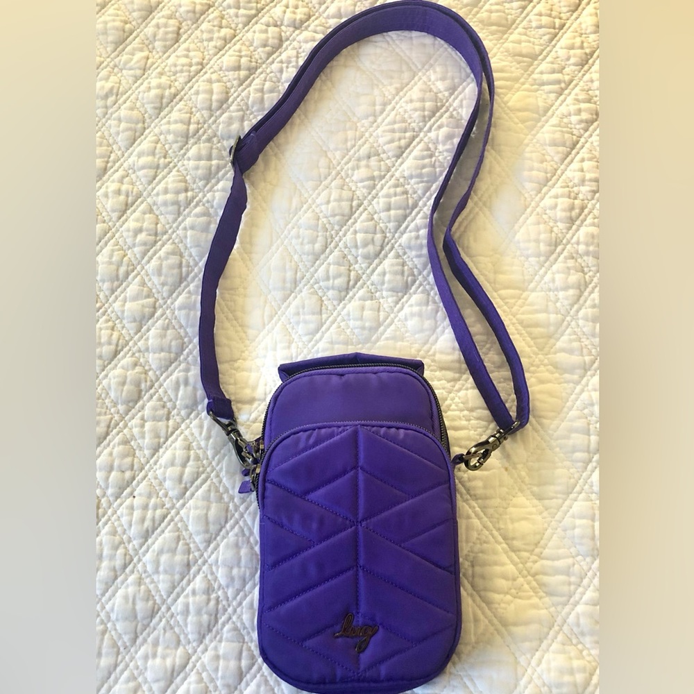 Lug Skeeter Mini Purple Quilted Crossbody